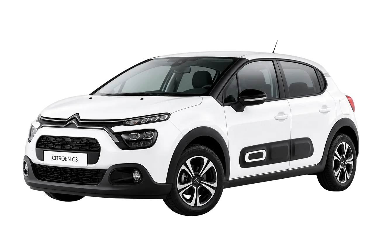 Citroën C3 — auto dostępne w Car4You Alicante